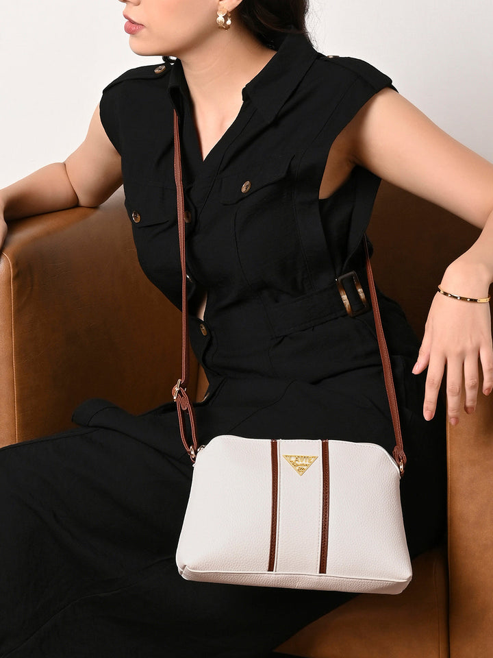 Georgia Sling Bag — Off White (2)