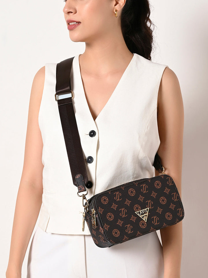 Hawaii Small Sling Bag — Choco (2)