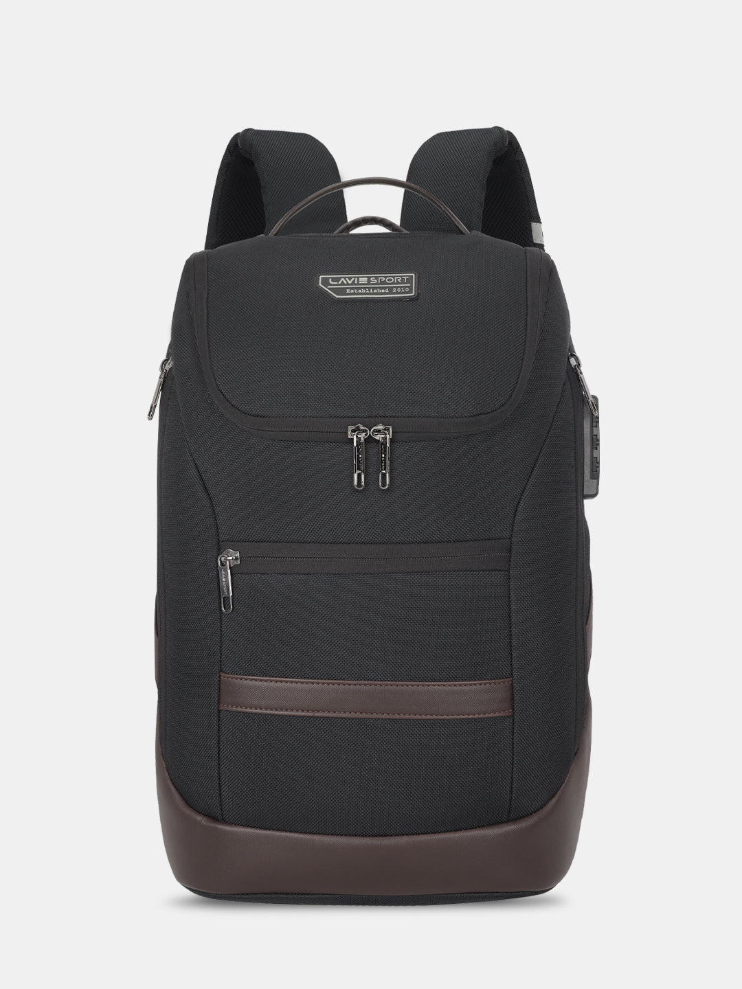 Emperor 24L Anti-theft Laptop Backpack — Black/Choco