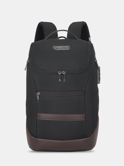 Emperor 24L Anti-theft Laptop Backpack — Black/Choco