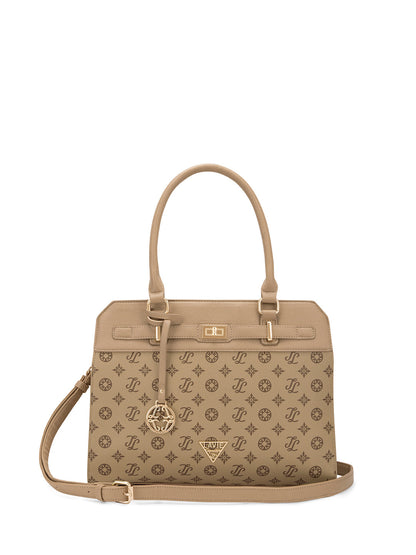 Manhattan Medium Satchel — Taupe