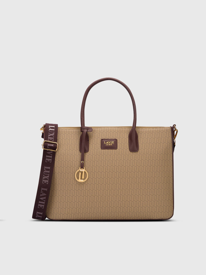 Mono Raily25 Pro Large Handbag — Coffee