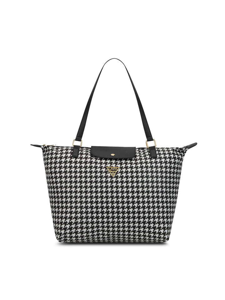 Oregon Large Tote Bag — Black/White