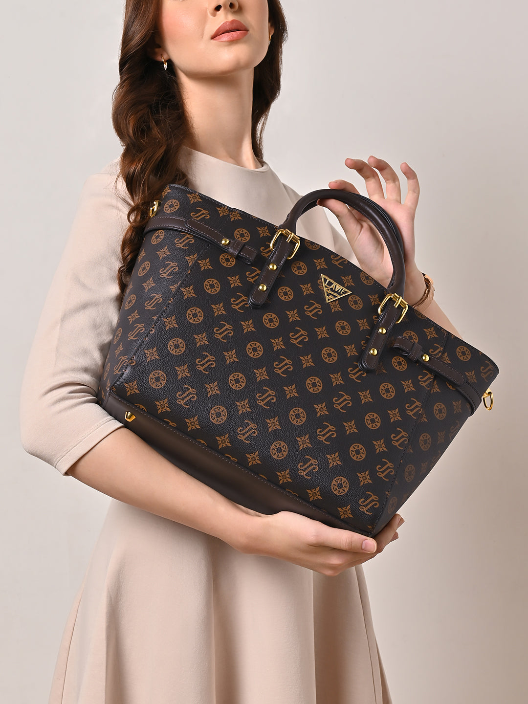 Montreal Large Tote Bag — Choco (2)