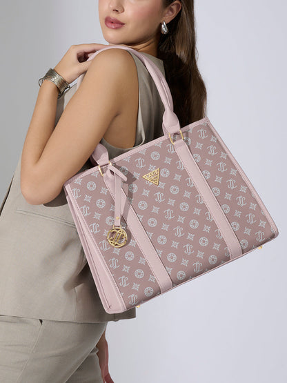 Chicago Large Satchel Bag — Pink (2)