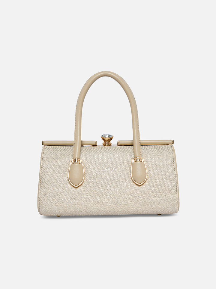 Dazzle Large Frame Bag — Beige (2)