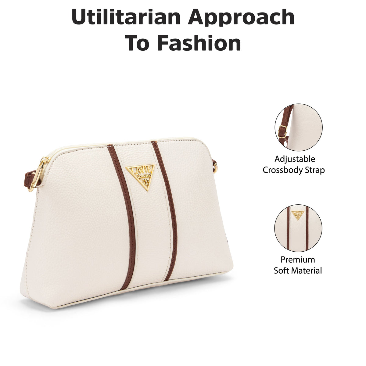 Georgia Sling Bag — Off White (3)