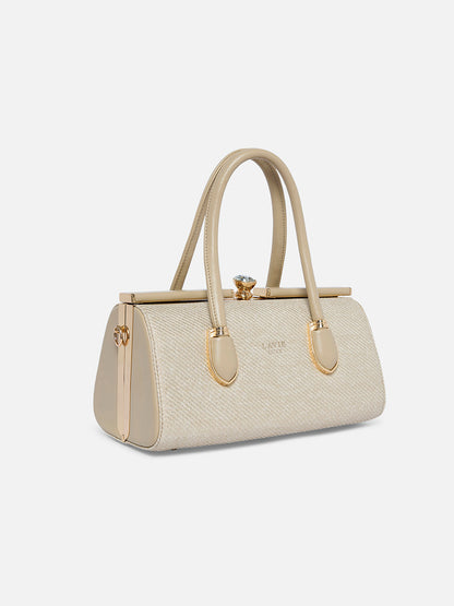 Dazzle Large Frame Bag — Beige (4)