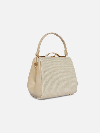 Fluff Medium Frame Bag — Beige (4)