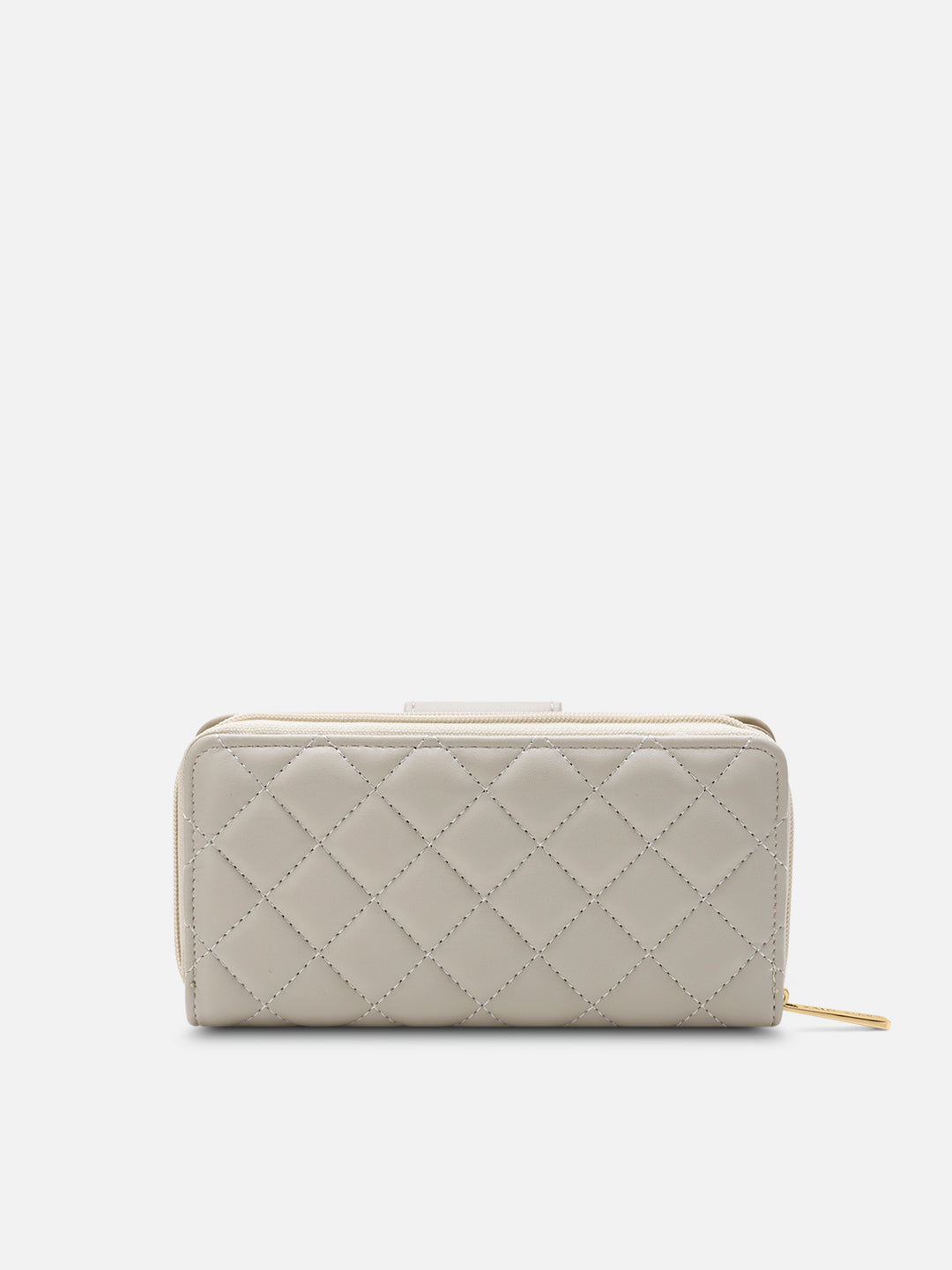 Diamond25 Large Bifold Zip Wallet — Beige (4)