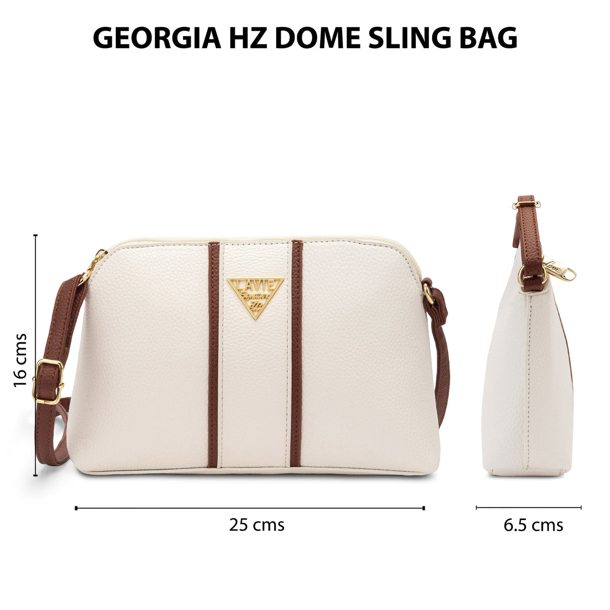 Georgia Sling Bag — Off White (4)