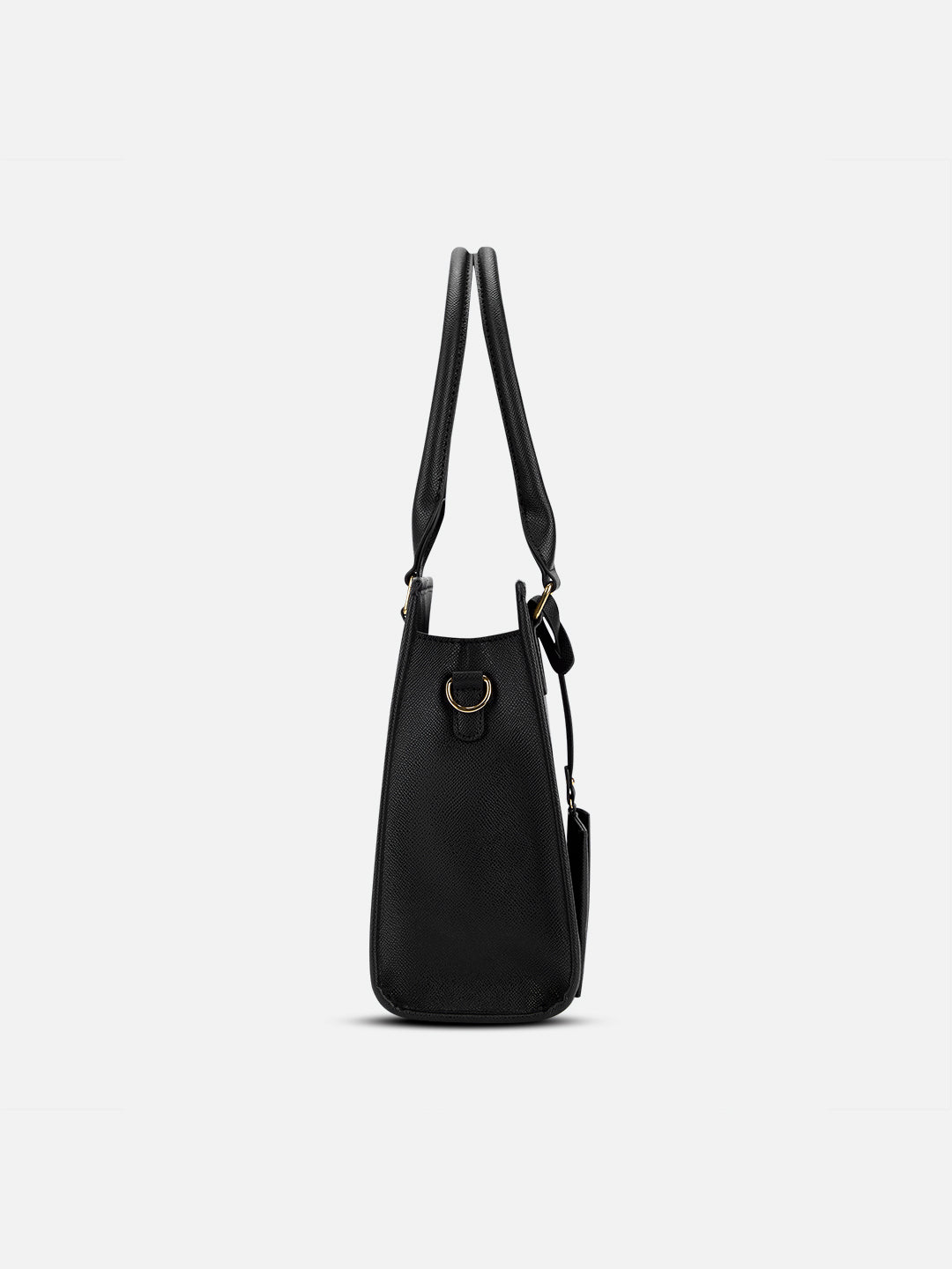 Quad25 Medium Box Satchel Bag — Black (4)