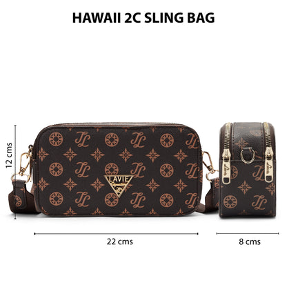 Hawaii Small Sling Bag — Choco (4)