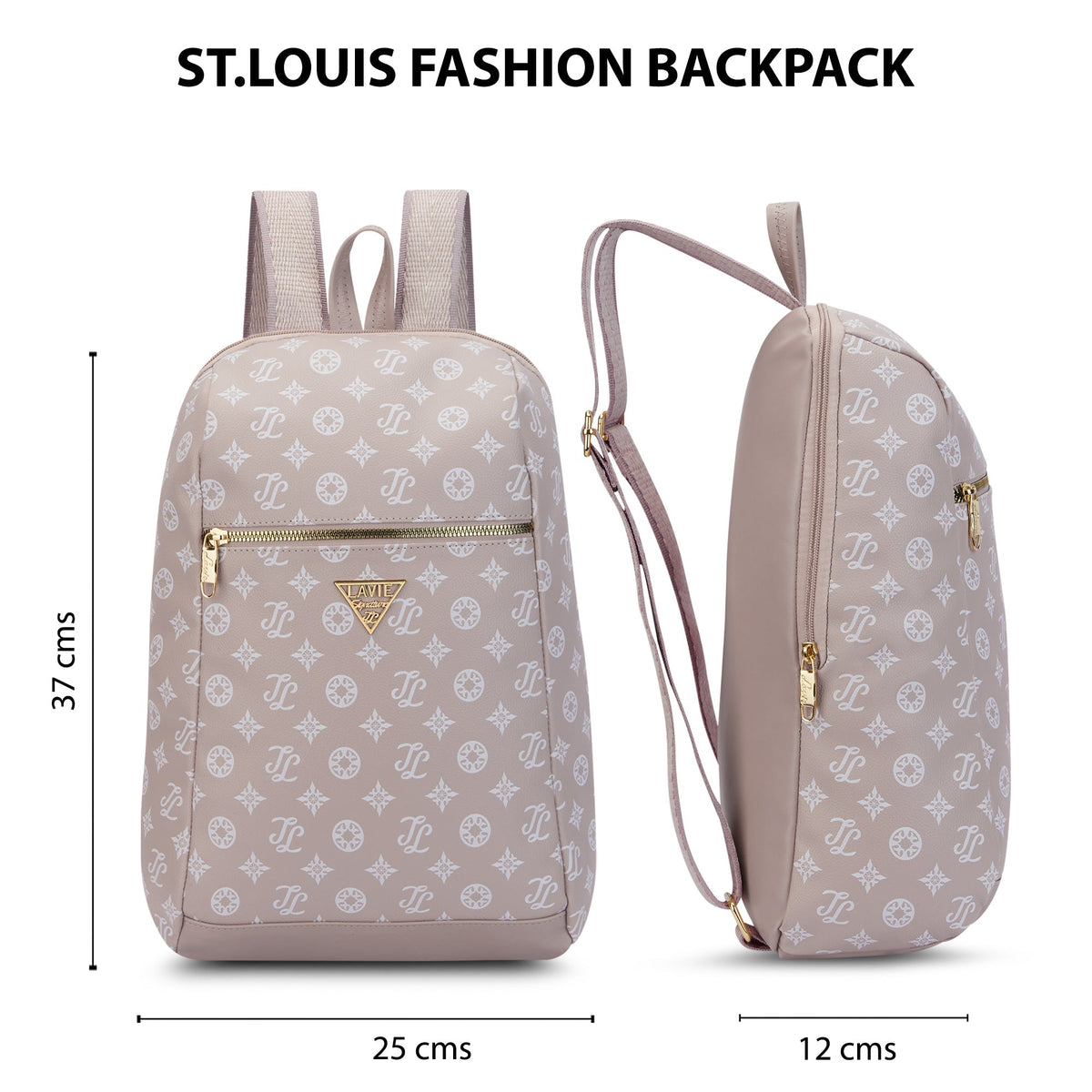 St.Louis Small Fashion Backpack — Pink (4)