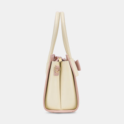 Knot Medium Satchel Bag — Light Pink (5)