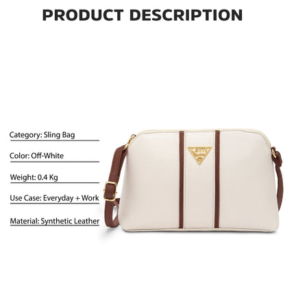 Georgia Sling Bag — Off White (5)