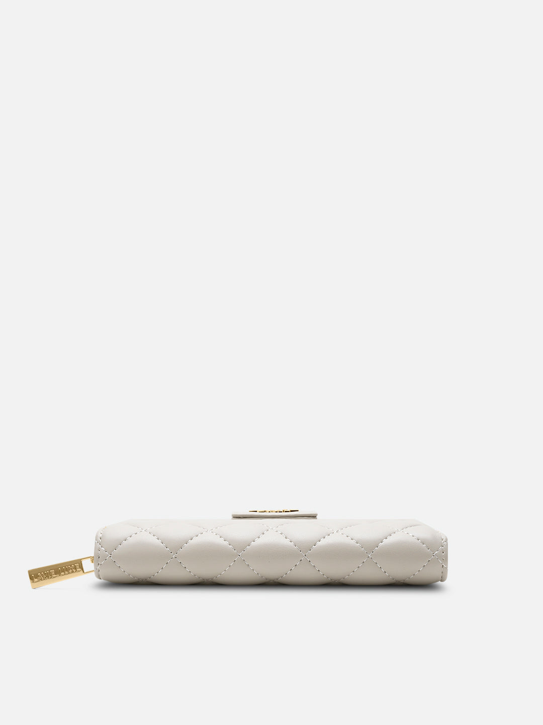 Diamond25 Large Bifold Zip Wallet — Beige (5)