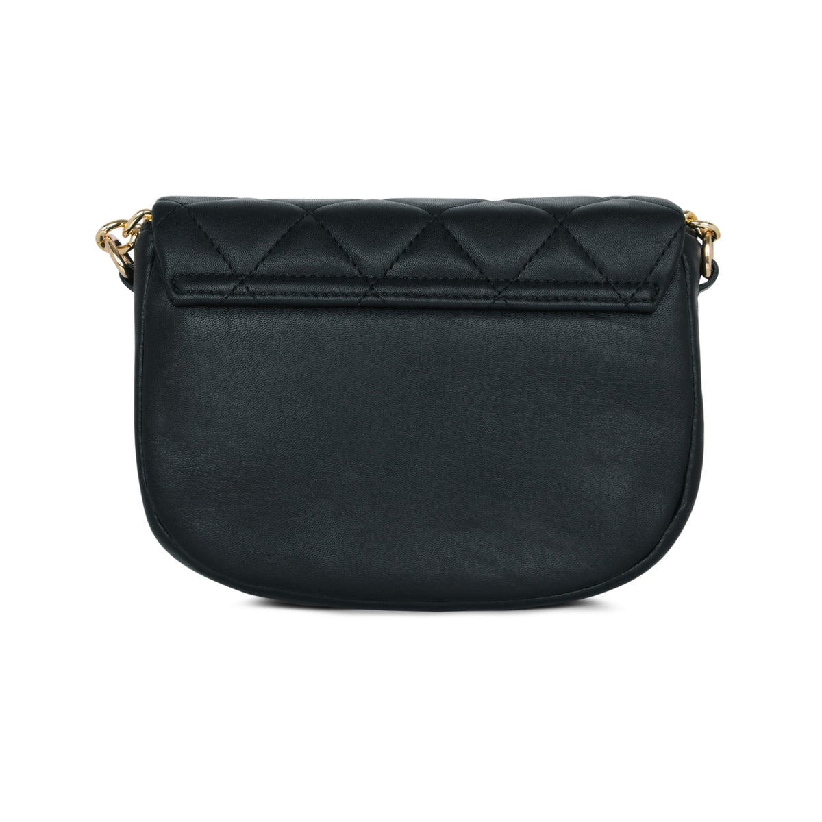 Small Chan Flap Sling Bag — Black (6)