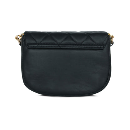 Small Chan Flap Sling Bag — Black (6)