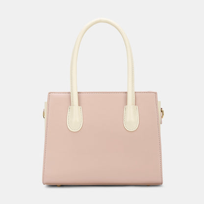 Knot Medium Satchel Bag — Light Pink (6)
