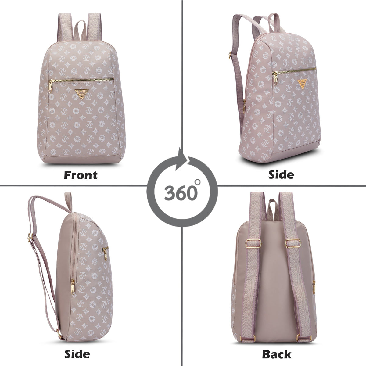 St.Louis Small Fashion Backpack — Pink (7)
