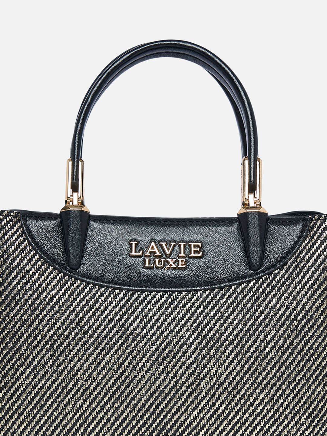Bella 3 Comparment Extra Small Handbag — Black (7)