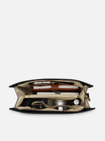 Duo Quad Large Satchel Bag — Black (8)