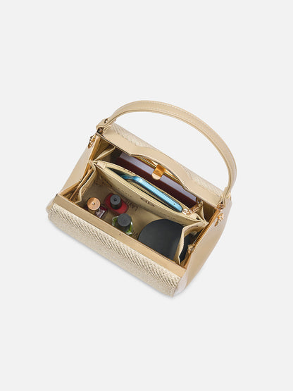 Fluff Medium Frame Bag — Beige (8)
